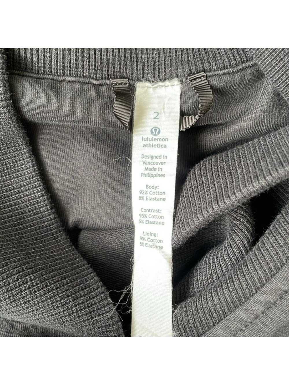 VGC Lululemon Belle Wrap - Black - Size 2 - Picture 5 of 5